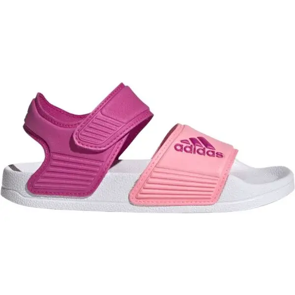 adidas ADILETTE SANDAL K Detské sandále, ružová, veľkosť