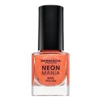 Dermacol Neon Mania Nail Polish lak na nehty 2 Orange Glow 5 ml