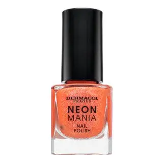 Dermacol Neon Mania Nail Polish lak na nehty 2 Orange Glow 5 ml