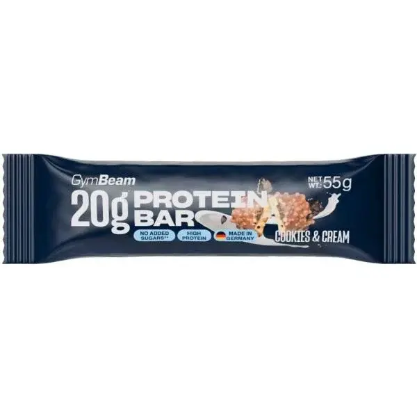 GymBeam PROTEIN BAR 55 G COOKIES KRÉM Proteínová tyčinka, , veľkosť 55 G