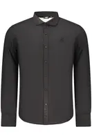 Pánská černá slim fit košile