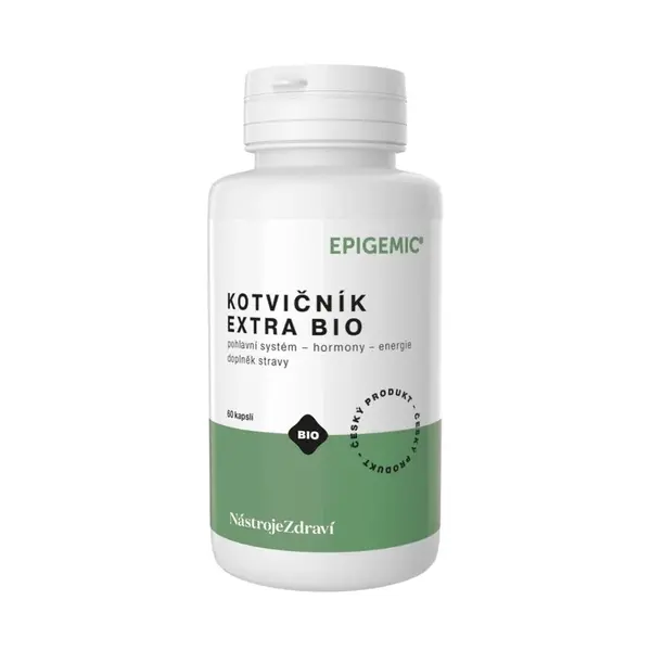 Kotvičník Extra BIO - 60 kapsúl - Epigemic®