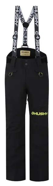 Husky Gunis Kids 146, black Dětské lyžařské kalhoty