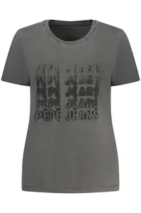 Šedé tričko Pepe Jeans