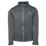 Odlo MID LAYER FULL ZIP BERRA KIDS Detská  mikina, tmavo sivá, veľkosť