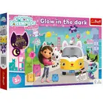 Trefl Puzzle 100 svítící ve tmě Gabby's Dollhouse