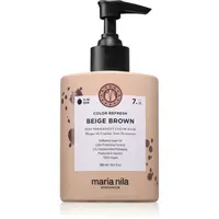 Maria Nila Colour Refresh jemná vyživujúca maska bez permanentných farebných pigmentov odtieň Beige Brown 7.23 300 ml