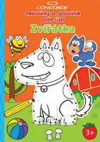 Omalovánky se spojováním podle čísel CONCORDE Zvířátka