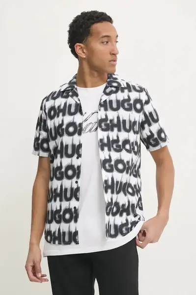 Bavlněná košile HUGO