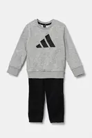 Kojenecká tepláková souprava adidas šedá barva, JC9649