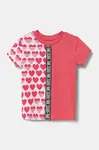Dětské tričko Guess růžová barva, K5RI09 K6YW4