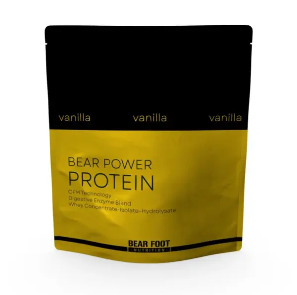 BEAR FOOT NUTRITION Power Protein vanilka 1000 g
