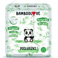 Bamboolove Pleny jednorázové Bambus vel. XL 12-18 kg 20 ks