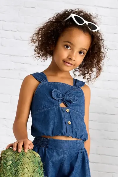 Dětský top Mayoral modrá barva, 3057