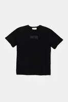 Dětské tričko Elisabetta Franchi černá barva, EFTS235.0.JE006