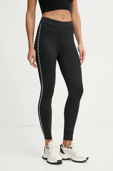 Legíny MICHAEL Michael Kors dámské, černá barva, s aplikací, MR530PK1RE