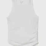 Dětský top Abercrombie & Fitch bílá barva