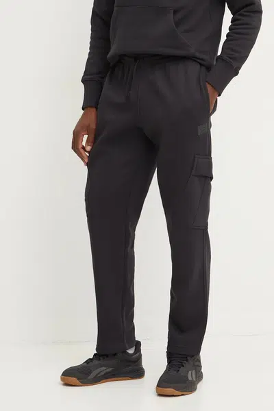 Tepláky Reebok Classic černá barva, hladké, 100205645