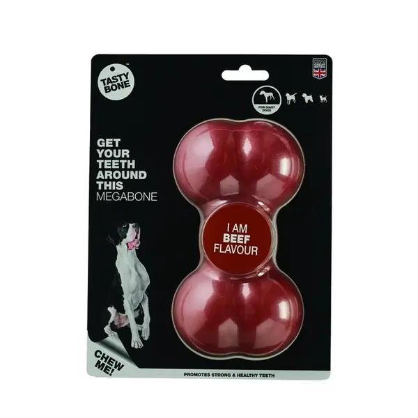 Tasty Bone Megakost nylonová pro extra velké psy - Hovězí maso