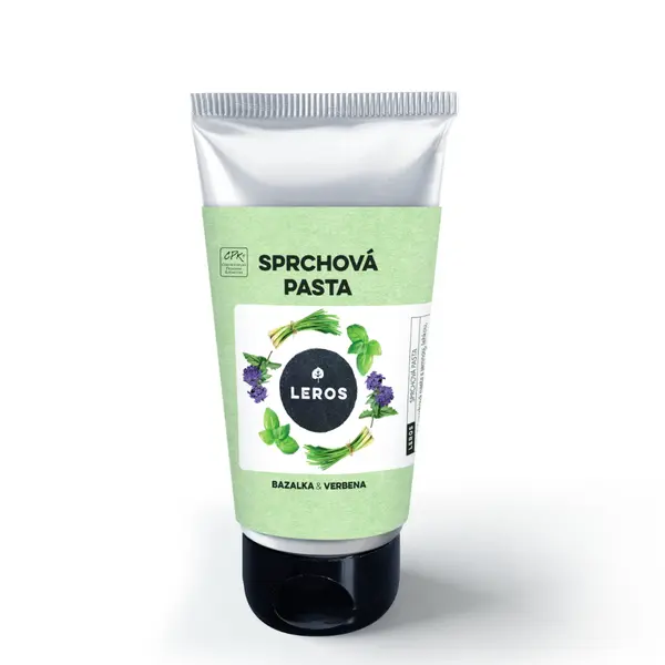 Leros Sprchová pasta bazalka & verbena 130 ml