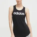 Bavlněný top adidas GL0566 černá barva, GL0566