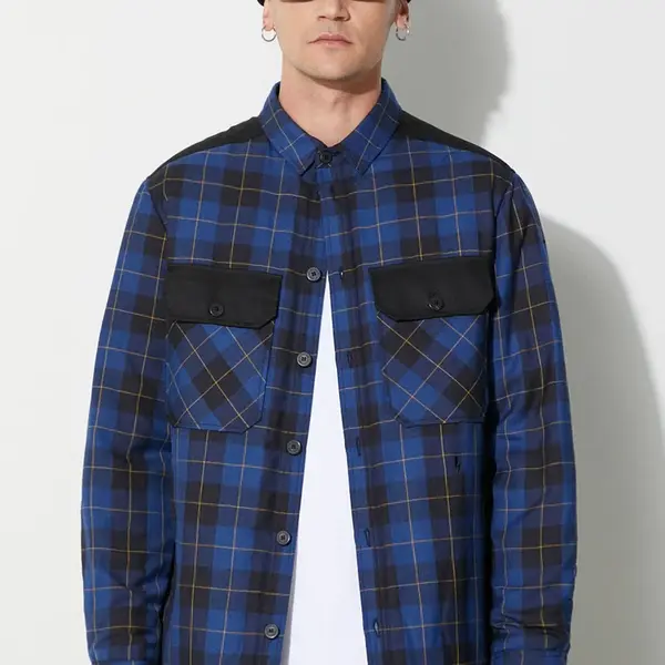 Bunda Neil Barett LOOSE BICOLOR FLAP POCKET PADDED