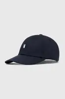 Bavlněná baseballová čepice Norse Projects tmavomodrá barva, N80.0001.7004-7004