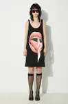 Bavlněné šaty Fiorucci Mouth Print Tank Dress