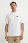 Bavlněné tričko The North Face M S/S Essential Oversize Tee
