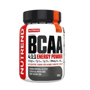 Nutrend BCAA Energy Powder 4:1:1 pomeranč 500 g