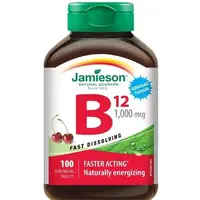 Jamieson Vitamin B12 1000 mcg třešeň 100 tablet