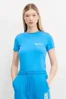 Bavlněné tričko Karl Lagerfeld Jeans modrá barva, A1W17004