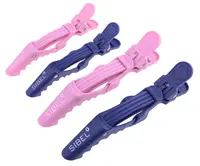 Klipsy do vlasů Sibel Gator - 9 cm, 11 cm, růžové/tmavě modré, 4 ks