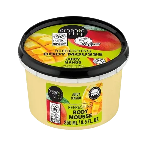 ORGANIC SHOP Osvěžující tělová pěna Šťavnaté mango 250 ml