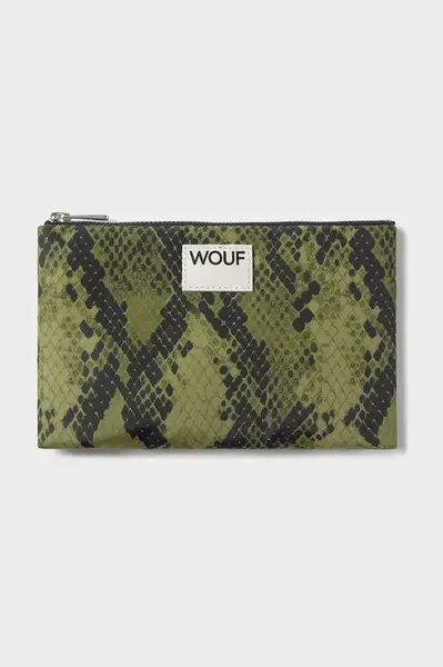 Kosmetická taštička WOUF .Cobra 21 x 13 x 2 cm zelená barva
