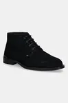 Tommy Hilfiger  Semišové kotníkové boty  CORPORATE HILFIGER SDE BOOT