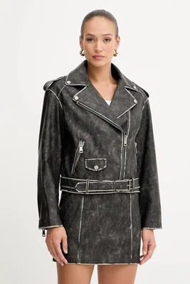 Křivák Guess CHARLENE černá barva, oversize, W5YL04 WHDI0