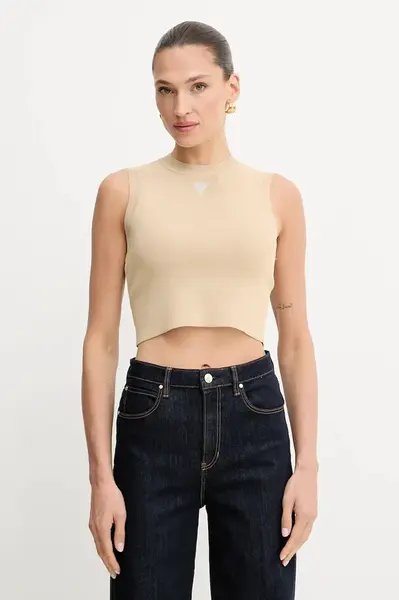 Top Guess ALEXIA dámský, oranžová barva, W4GZ34 Z3F40