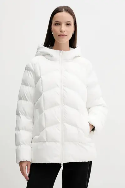 Bunda Geox dámská, černá barva, zimní, W4628P-T3144-F9000