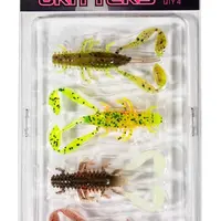 Fox rage gumová nástraha ultra uv micro critter mixed colour lure pack 5 cm 4 ks