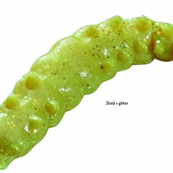 Berkley gumová nástraha  powerbait vosí larvy 2,5 cm 55 ks-natural+gliter