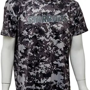 Starbaits tričko bank grey digi cam - l