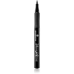 essence 24Ever Ink Liner oční linky ve fixu odstín 01 Intense Black 1,2 ml