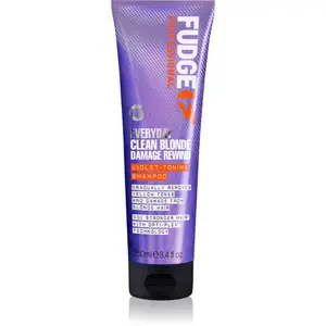 Fudge Everyday Clean Blonde Damage Rewind Shampoo jemný šampon ke každodennímu použití pro blond a melírované vlasy 250 ml