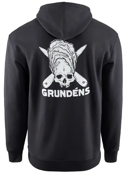 Grundéns mikina displacement dwr hoodie zero shucks black - xxl