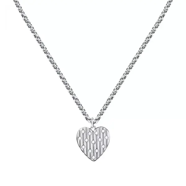 Morellato Romantický ocelový náhrdelník se srdíčkem Incanto SAVA03