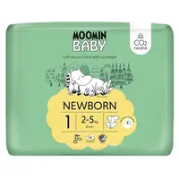 MOOMIN BABY 1 Eko plienky newborn 2-5 kg ​​25 kusov