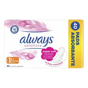 ALWAYS ultra sensitive normal 40ks