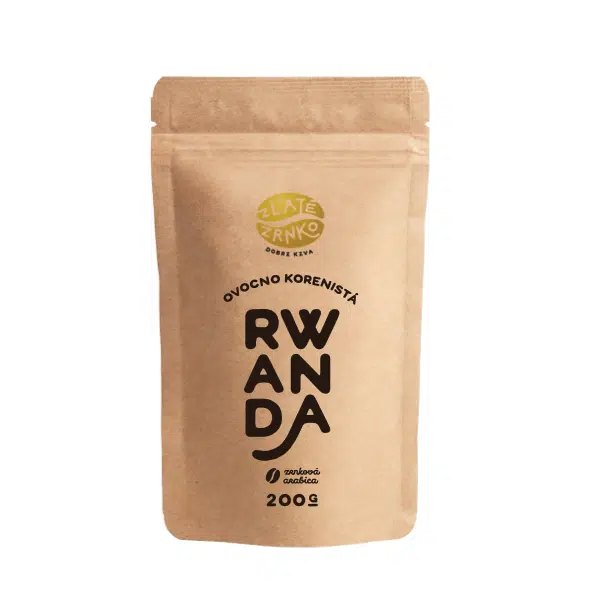 Káva Zlaté Zrnko - Rwanda - "OVOCNÁ" 200g
