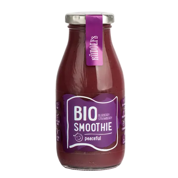 RUDOLFS Smoothie čučoriedka jahoda BIO 260 ml